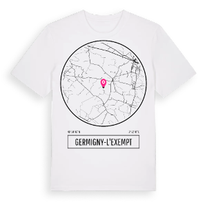 Germigny-l'Exempt t-shirt – ekologisk bomull t-shirt från Pinshirt