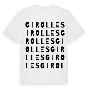 Girolles ordlek t-shirt – ekologisk bomull t-shirt från Pinshirt