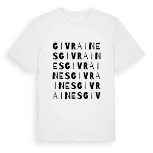 Givraines ordlek t-shirt – ekologisk bomull t-shirt från Pinshirt