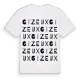 Gizeux ordlek t-shirt