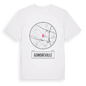 Gondreville t-shirt – ekologisk bomull t-shirt från Pinshirt