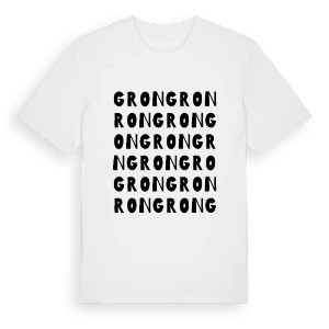 Gron ordlek t-shirt – ekologisk bomull t-shirt från Pinshirt