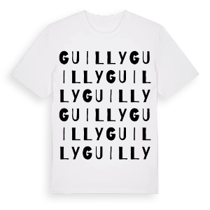 Guilly ordlek t-shirt – ekologisk bomull t-shirt från Pinshirt