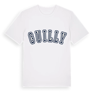 Guilly college t-shirt – ekologisk bomull t-shirt från Pinshirt