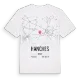 Hanches karta t-shirt