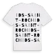 Ids-Saint-Roch ordlek t-shirt