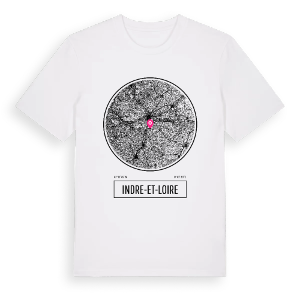 Indre-et-Loire t-shirt – ekologisk bomull t-shirt från Pinshirt