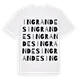Ingrandes ordlek t-shirt