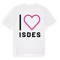 Jag älskar Isdes t-shirt stort tryck