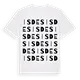 Isdes ordlek t-shirt