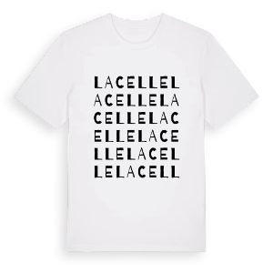 La Celle ordlek t-shirt – ekologisk bomull t-shirt från Pinshirt