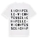 La Chapelle-Vicomtesse ordlek t-shirt