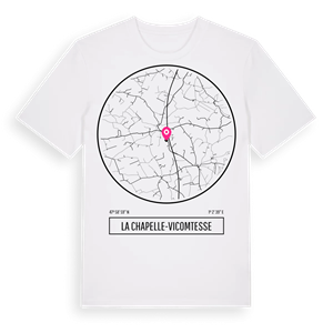 La Chapelle-Vicomtesse t-shirt – ekologisk bomull t-shirt från Pinshirt