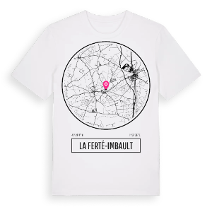 La Ferté-Imbault t-shirt – ekologisk bomull t-shirt från Pinshirt
