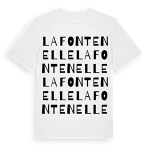 La Fontenelle ordlek t-shirt – ekologisk bomull t-shirt från Pinshirt