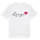 Langé hjärta t-shirt
