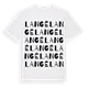 Langé ordlek t-shirt