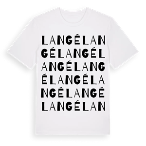 Langé ordlek t-shirt – ekologisk bomull t-shirt från Pinshirt