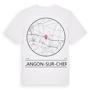 Langon-sur-Cher t-shirt – ekologisk bomull t-shirt från Pinshirt