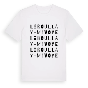 Le Boullay-Mivoye ordlek t-shirt – ekologisk bomull t-shirt från Pinshirt