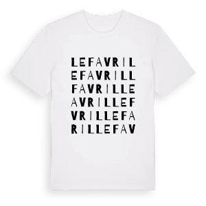 Le Favril ordlek t-shirt – ekologisk bomull t-shirt från Pinshirt
