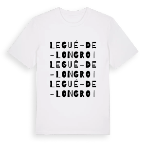 Le Gué-de-Longroi ordlek t-shirt – ekologisk bomull t-shirt från Pinshirt