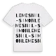 Le Mesnil-Simon ordlek t-shirt