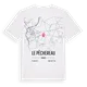 Le Pêchereau karta t-shirt