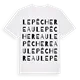 Le Pêchereau ordlek t-shirt