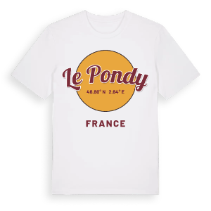 Le Pondy cirkel t-shirt – ekologisk bomull t-shirt från Pinshirt