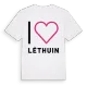 Jag älskar Léthuin t-shirt stort tryck