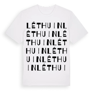 Léthuin ordlek t-shirt – ekologisk bomull t-shirt från Pinshirt