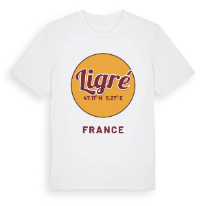 Ligré cirkel t-shirt – ekologisk bomull t-shirt från Pinshirt