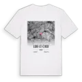 Loir-et-Cher karta t-shirt