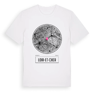 Loir-et-Cher t-shirt – ekologisk bomull t-shirt från Pinshirt