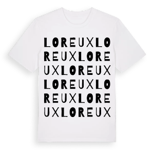 Loreux ordlek t-shirt – ekologisk bomull t-shirt från Pinshirt