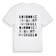 Lourdoueix-Saint-Michel ordlek t-shirt