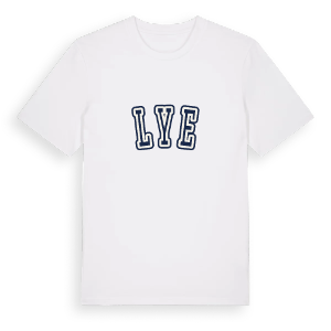 Lye college t-shirt – ekologisk bomull t-shirt från Pinshirt