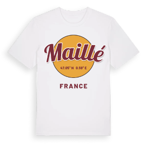 Maillé cirkel t-shirt – ekologisk bomull t-shirt från Pinshirt