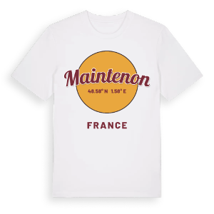 Maintenon cirkel t-shirt – ekologisk bomull t-shirt från Pinshirt