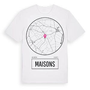 Maisons t-shirt – ekologisk bomull t-shirt från Pinshirt