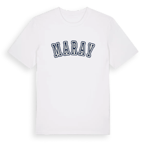 Maray college t-shirt – ekologisk bomull t-shirt från Pinshirt