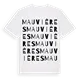 Mauvières ordlek t-shirt