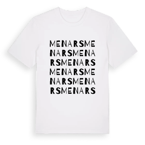 Menars ordlek t-shirt – ekologisk bomull t-shirt från Pinshirt