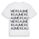 Méreau ordlek t-shirt
