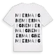 Miermaigne ordlek t-shirt