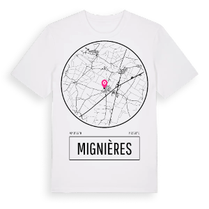 Mignières t-shirt – ekologisk bomull t-shirt från Pinshirt