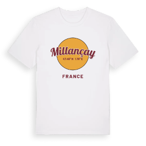 Millançay cirkel t-shirt – ekologisk bomull t-shirt från Pinshirt