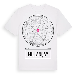 Millançay t-shirt – ekologisk bomull t-shirt från Pinshirt