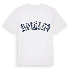 Moléans college t-shirt – ekologisk bomull t-shirt från Pinshirt